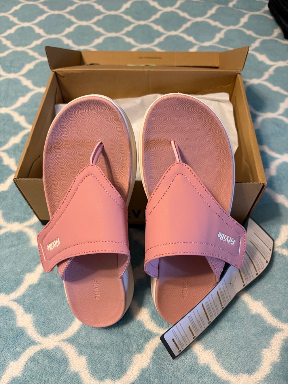 Pink Sandals - Brand: Fitville